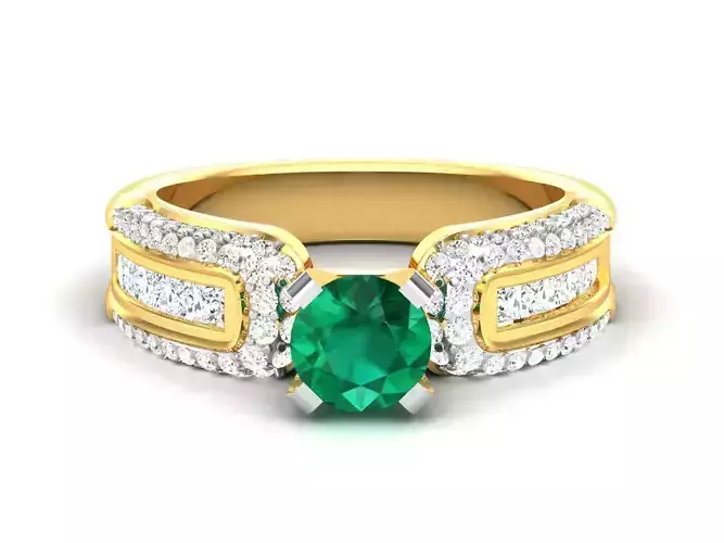 Engagement Wedding Ring 3dm Render Detail  3D print model