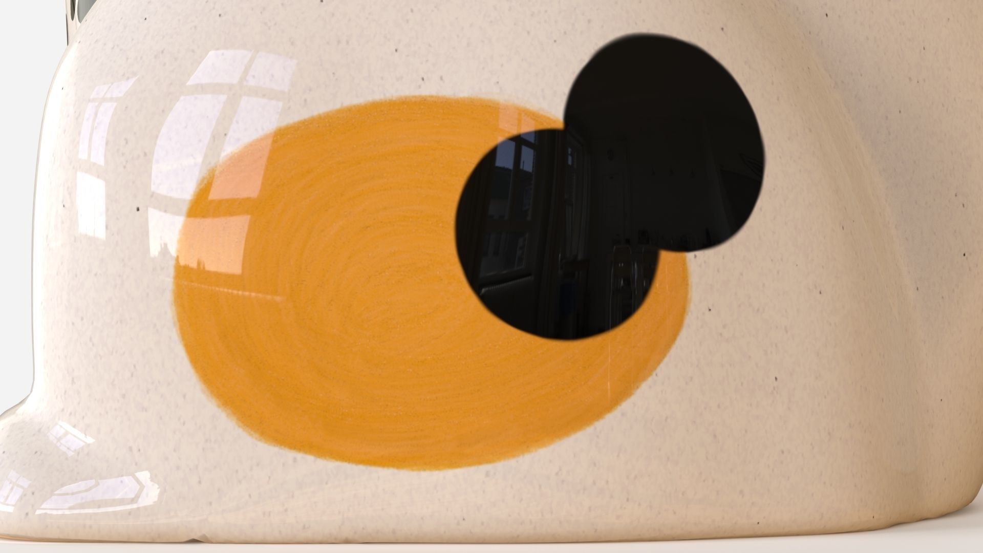 Maneki Neko - Japanese Lucky Cat Low-poly 3D model_3