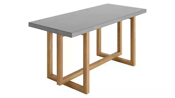 Rustic 63 Dining Table by Homary
