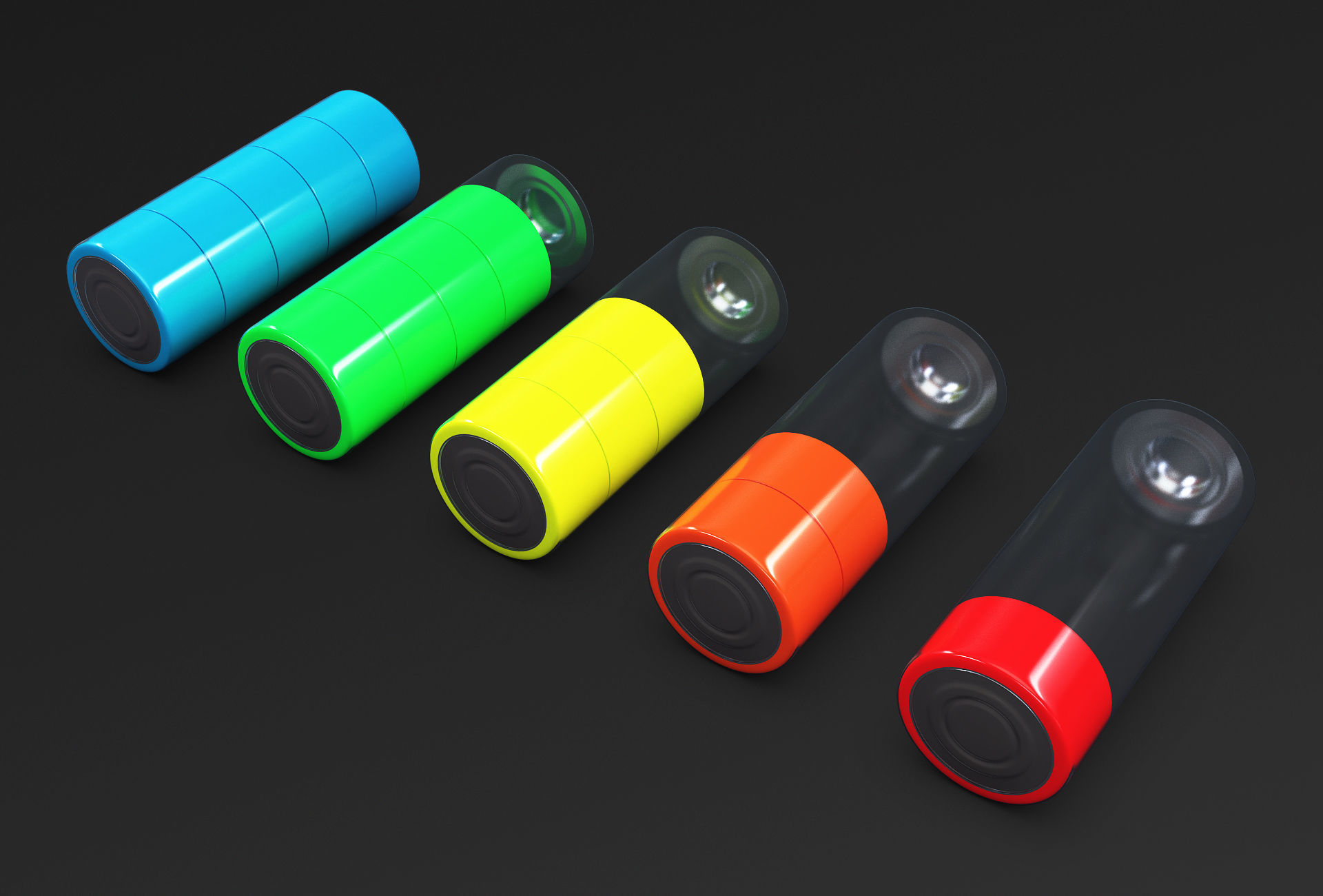 Battery Icon M 1 3D model_4