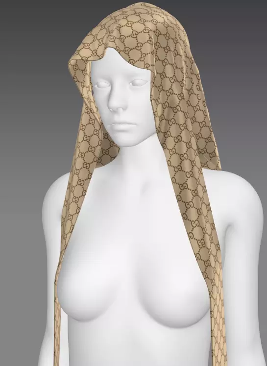 durag hat 3D model_0