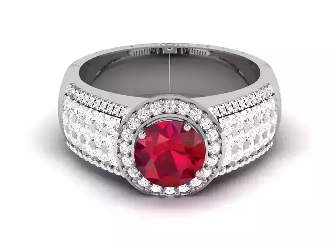 Engagement Wedding Ring 3dm Render Detail  3D print model
