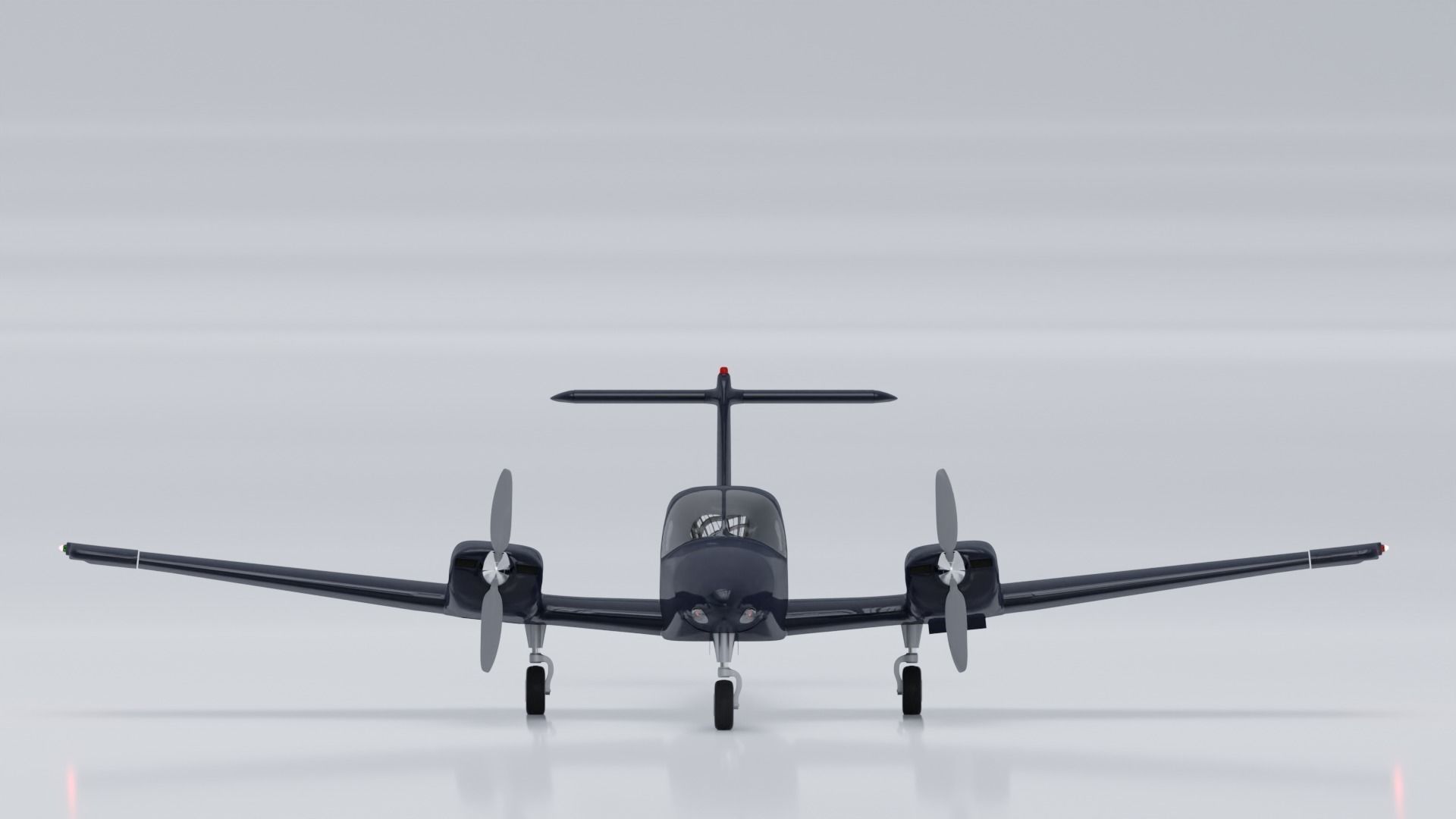 Piper PA-44 Seminole Blender 3D model_1