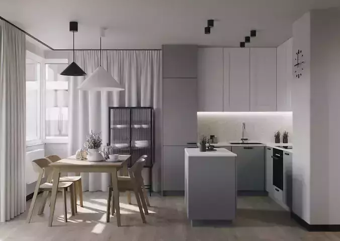 Modern Interior Design Flat 001