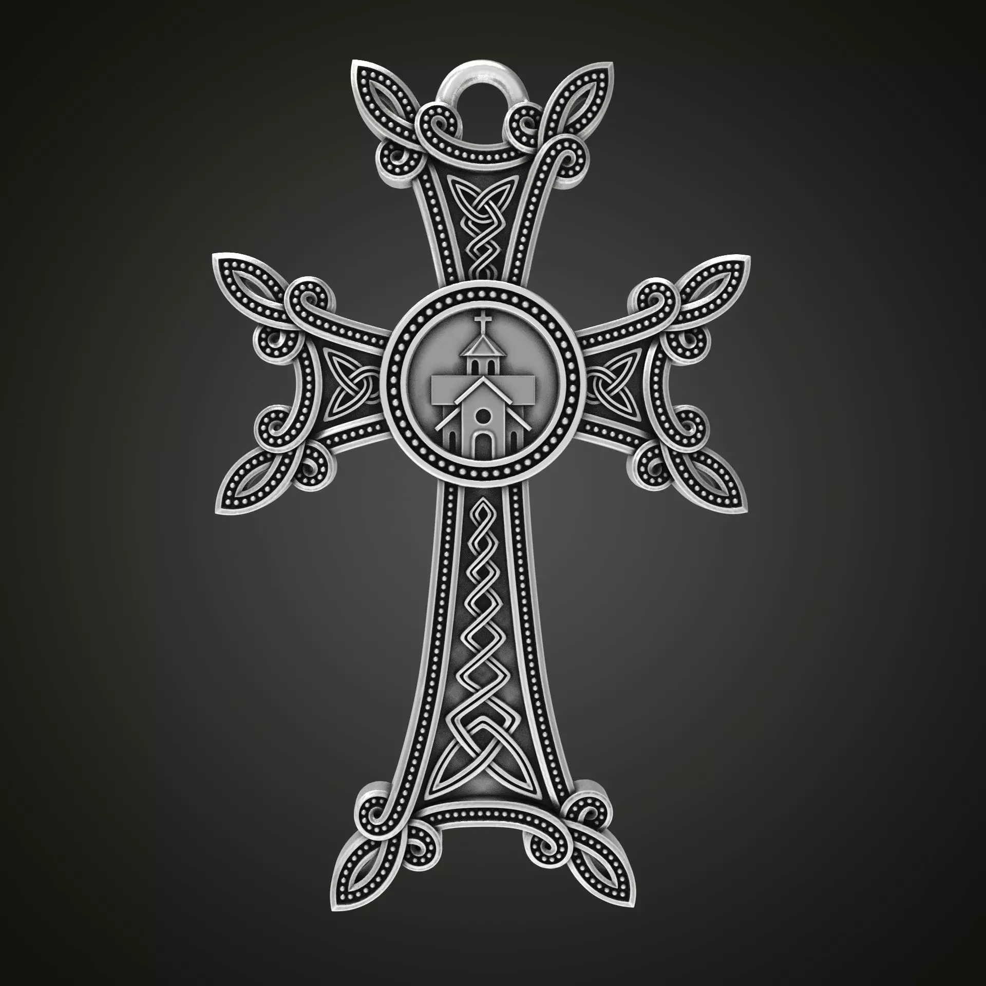 Armenian cross 3D print model