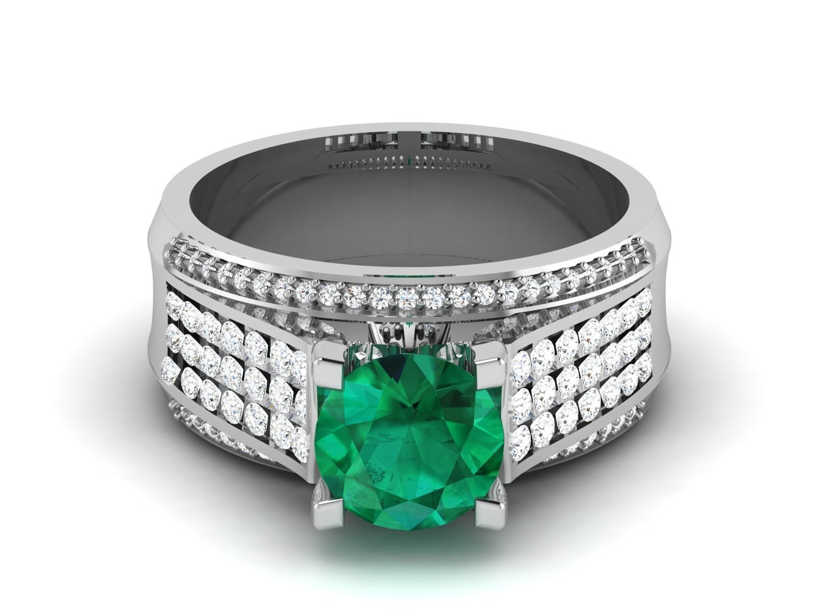 Engagement Wedding Ring 3dm Render Detail  3D print model_7