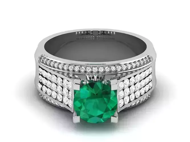 Engagement Wedding Ring 3dm Render Detail 