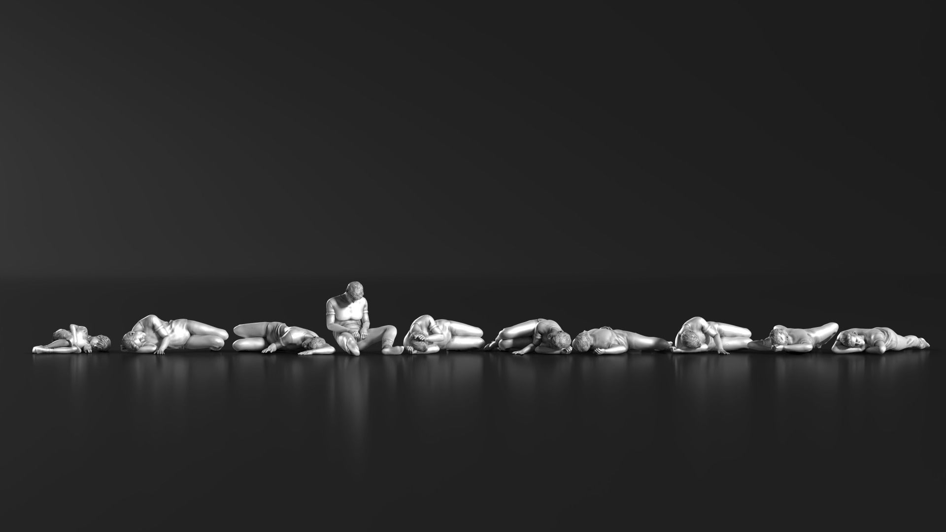 HD People 08 Relax 3D print model_6