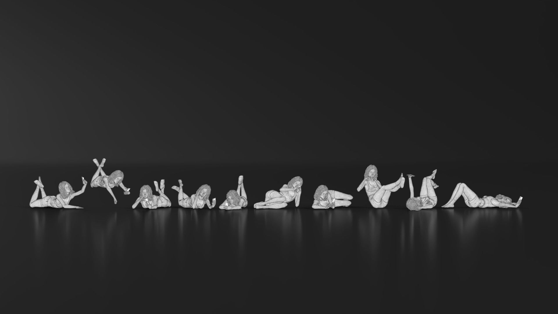 HD People 08 Relax 3D print model_14