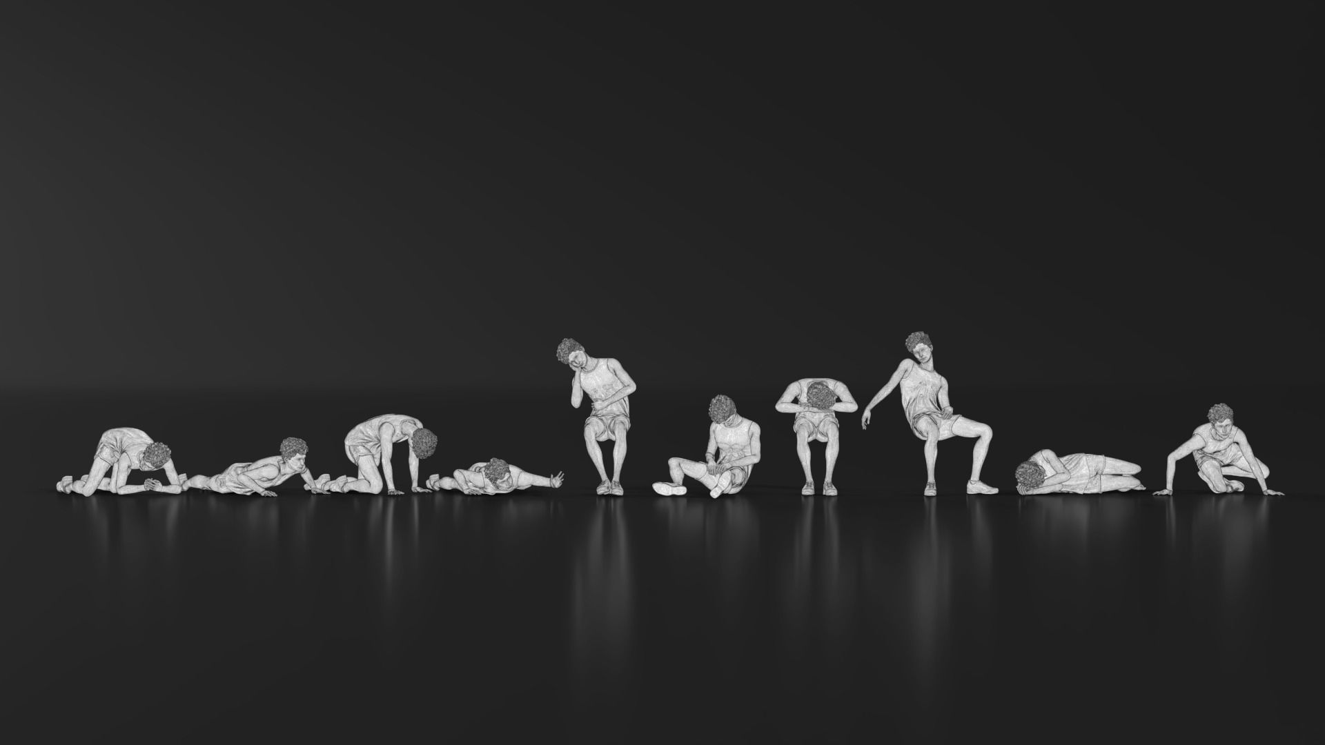 HD People 08 Relax 3D print model_19