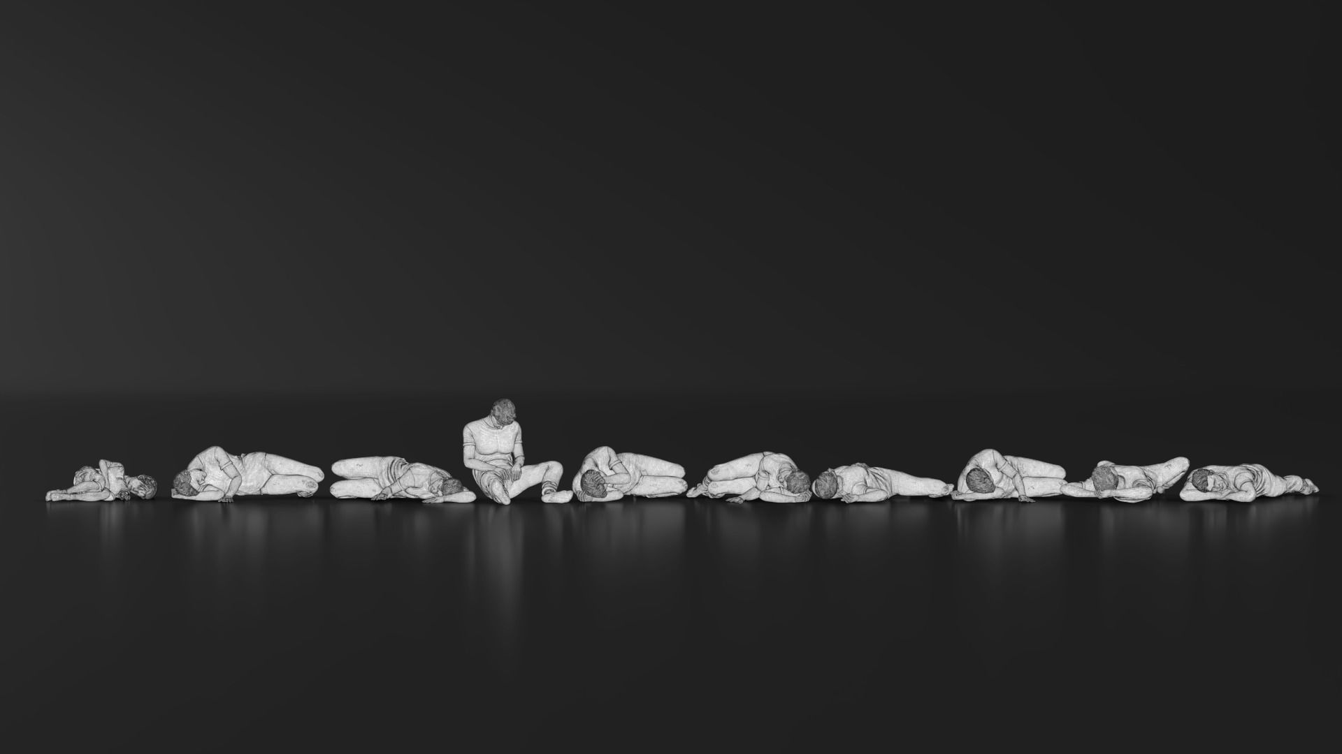 HD People 08 Relax 3D print model_16