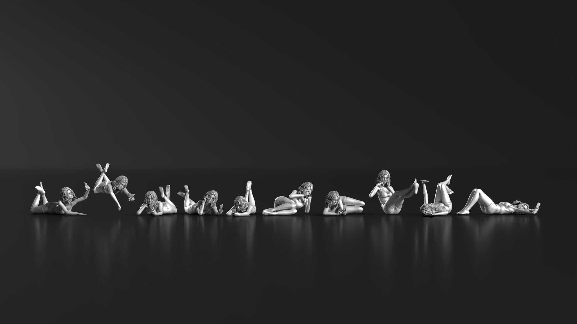 HD People 08 Relax 3D print model_4