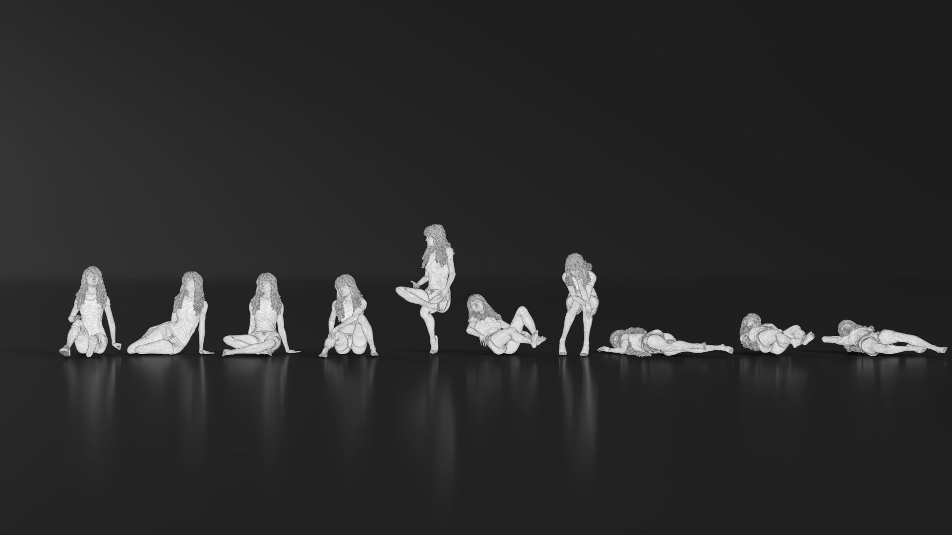 HD People 08 Relax 3D print model_12