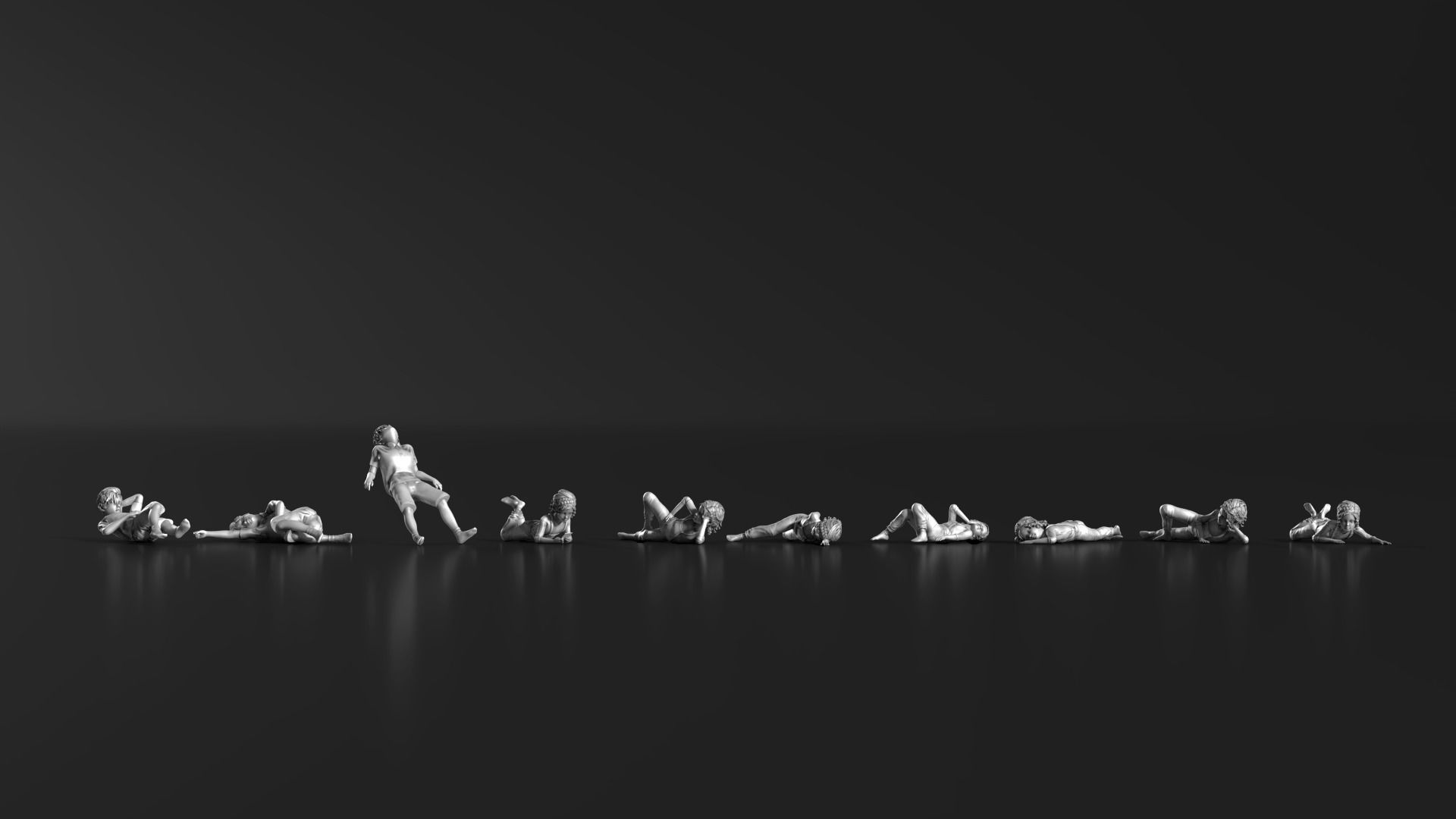 HD People 08 Relax 3D print model_3