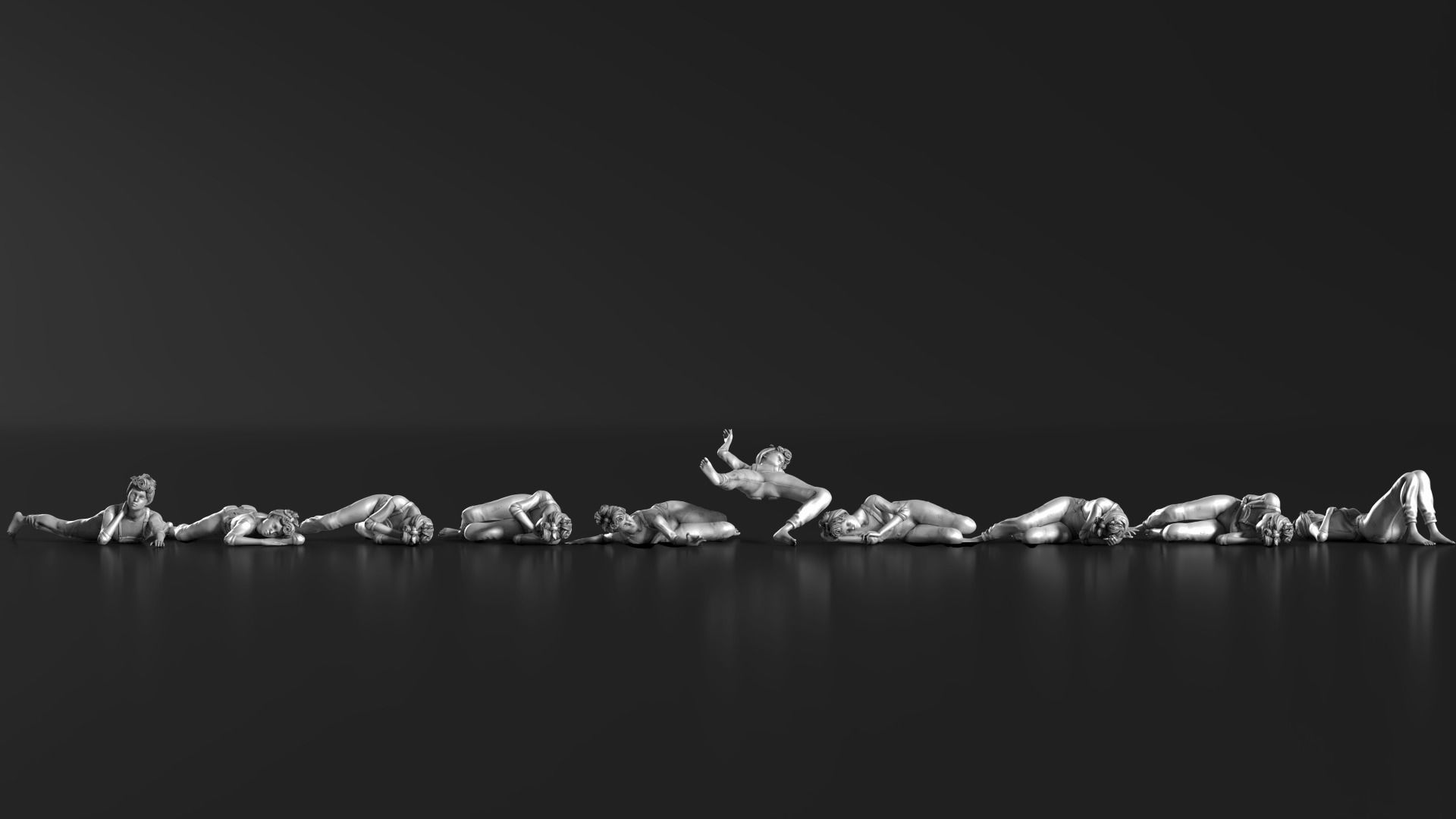 HD People 08 Relax 3D print model_10