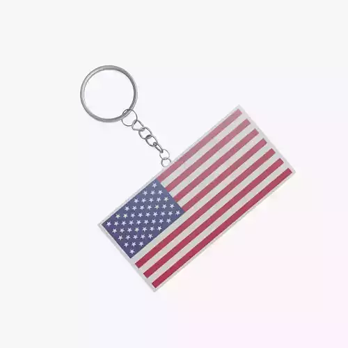Keychain american flag