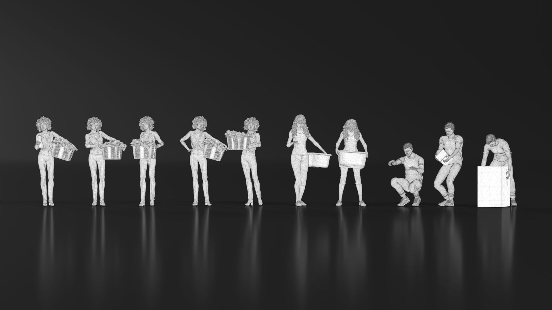 HD People 07 Carrying 3D print model_16