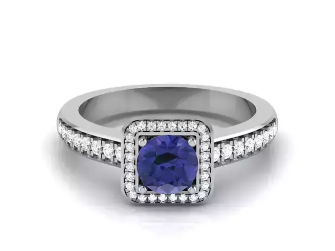 Wedding Engagement Ring 3dm Render Detail 