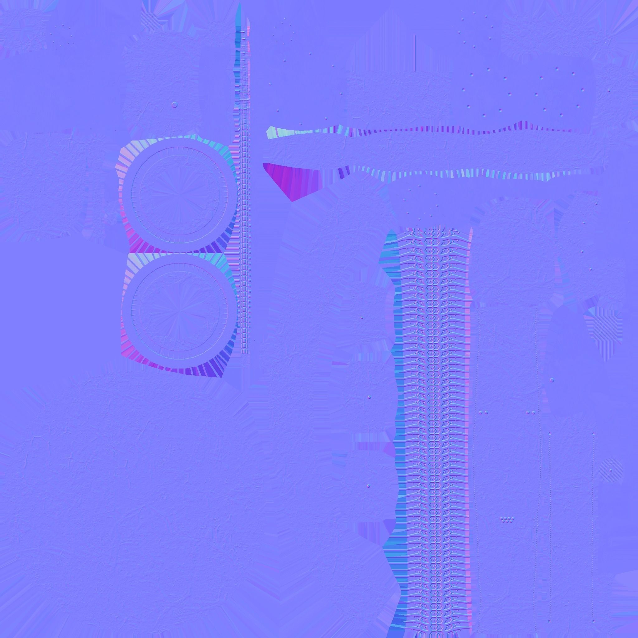 Wheel Robot H08 Red - SciFi Character Design Low-poly 3D model_25