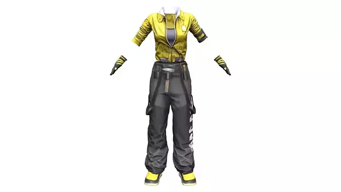 Space Mechanic Girl Outfit