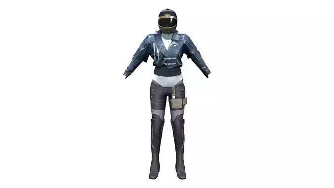 Galaxy Patrol Flight Pilot Outfit