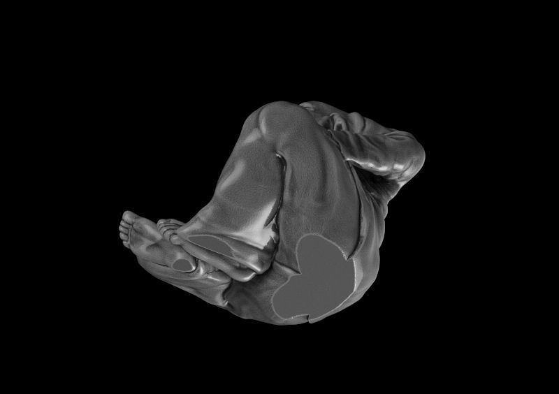 Buddha figurine seated 3d model for 3d printing 3D print model 3D print model_13