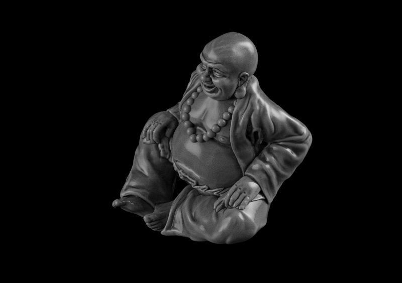 Buddha figurine seated 3d model for 3d printing 3D print model 3D print model_12