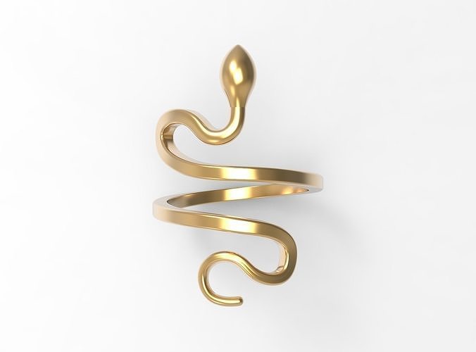 ring snake 3D print model