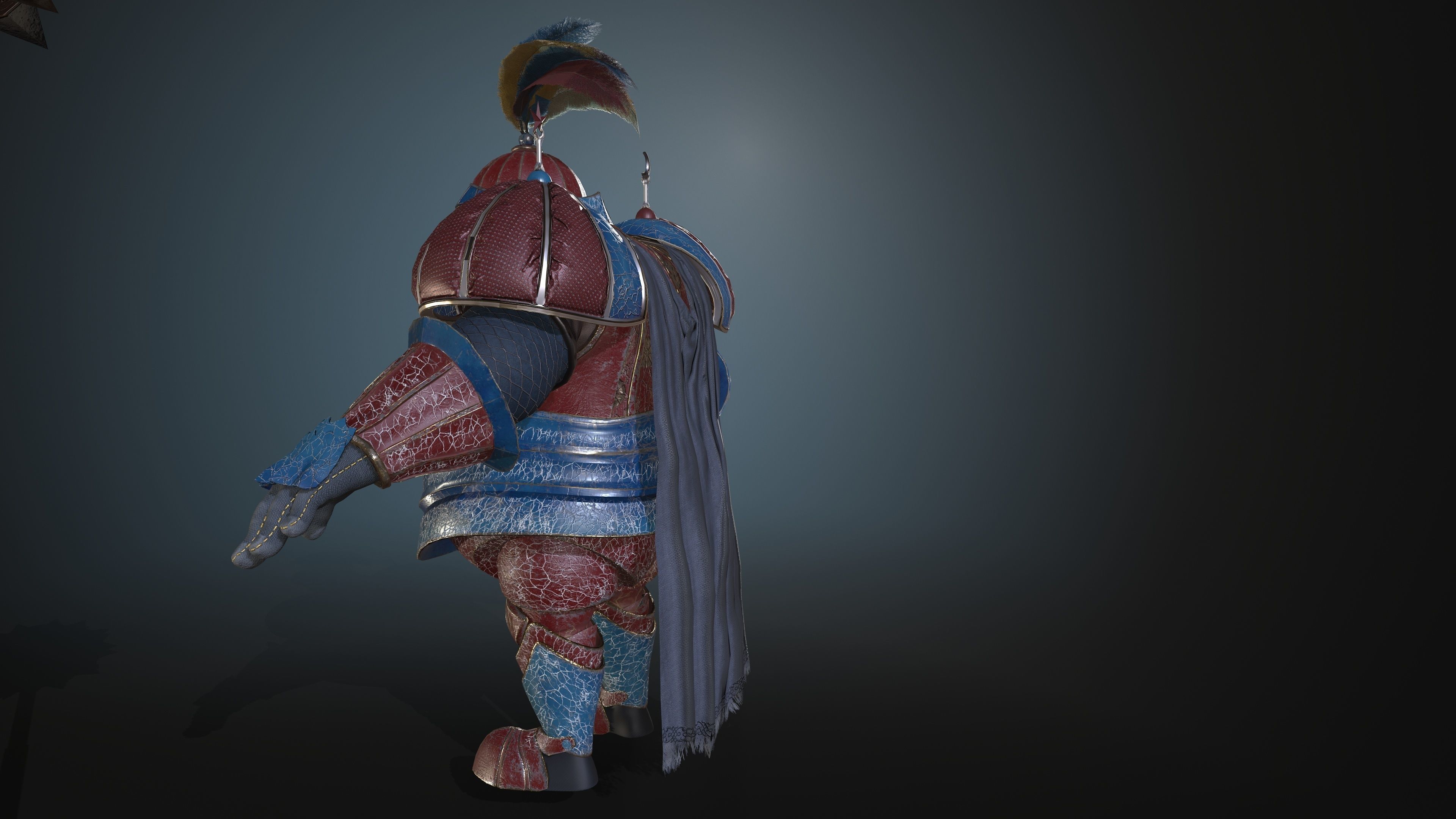 Rottund knight 3D Model Collection_21