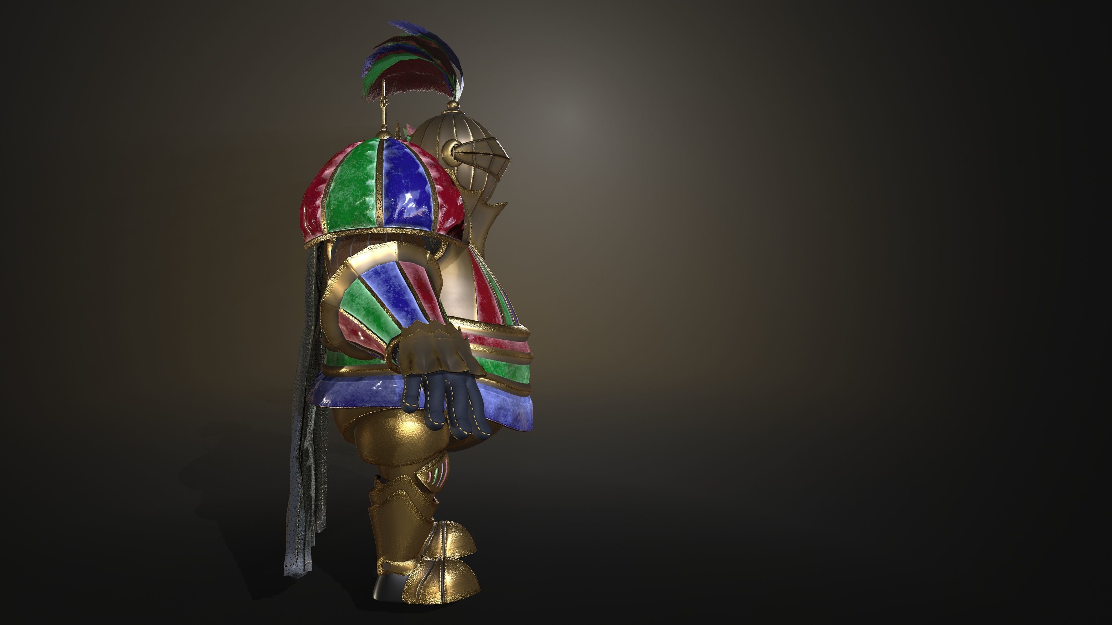 Rottund knight 3D Model Collection_26