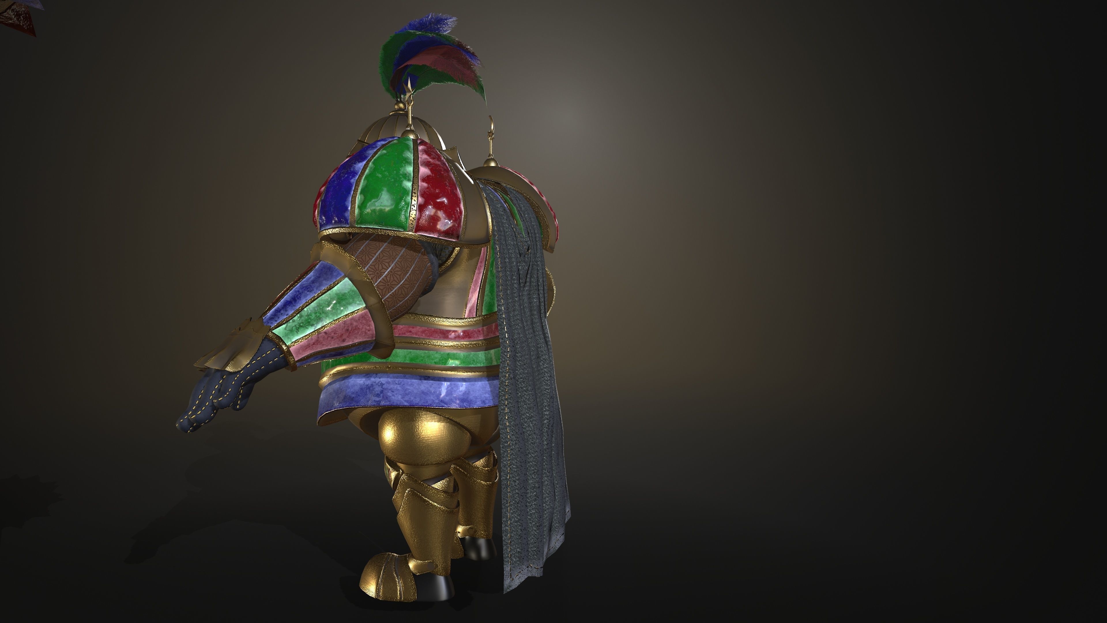 Rottund knight 3D Model Collection_29