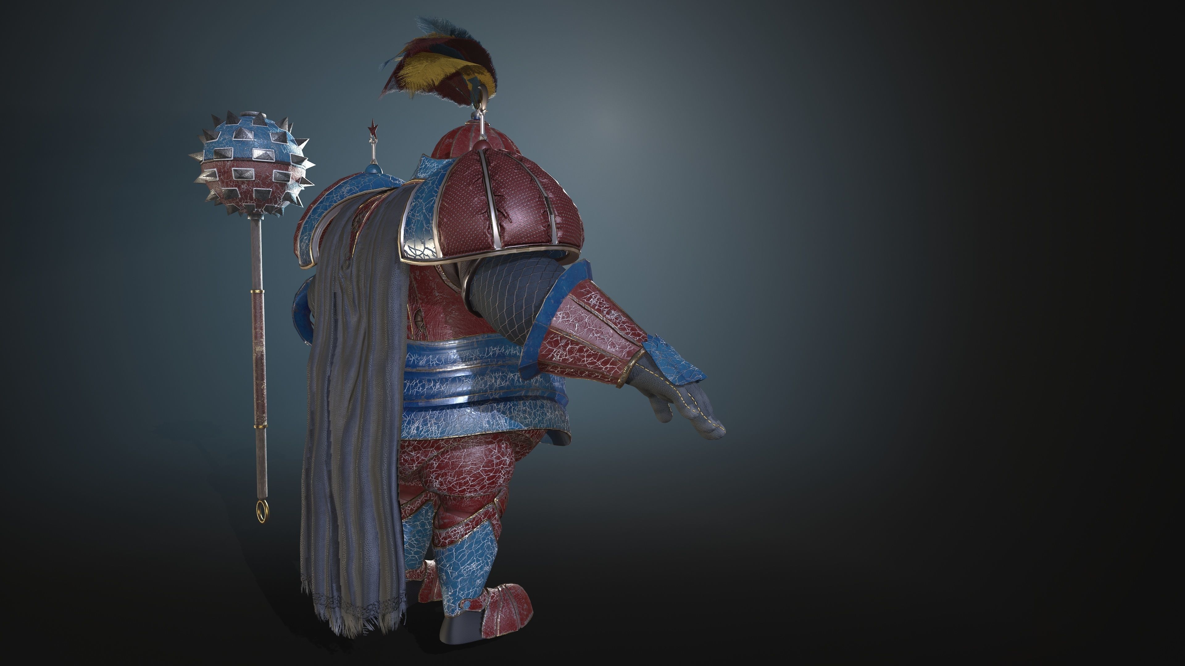 Rottund knight 3D Model Collection_19