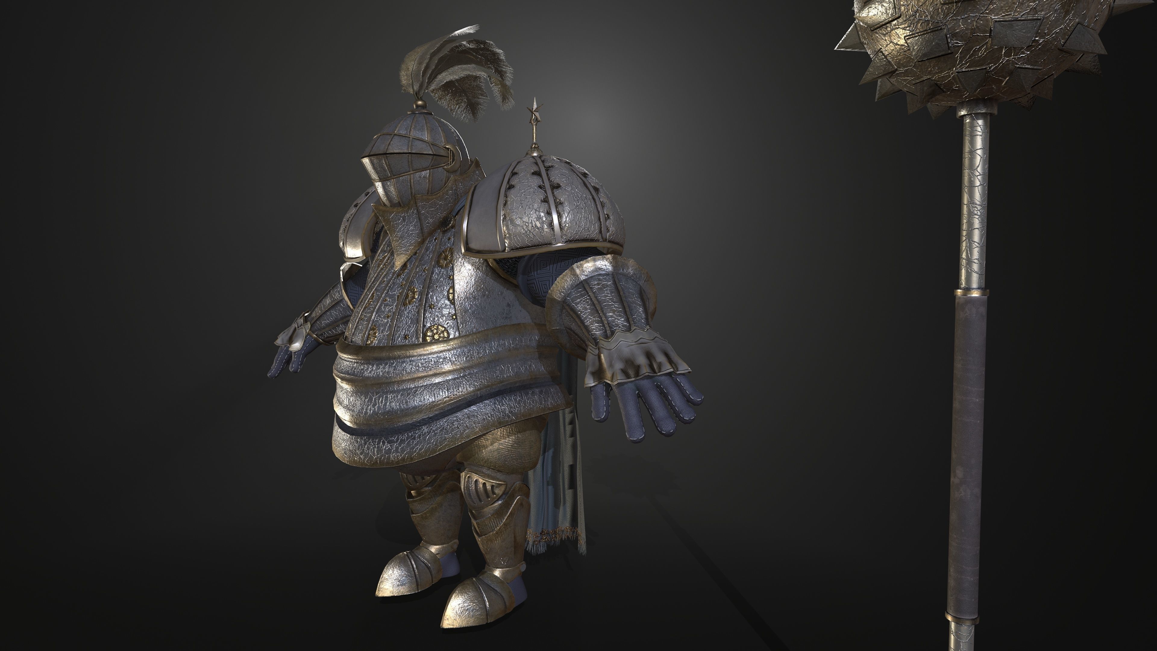 Rottund knight 3D Model Collection_55