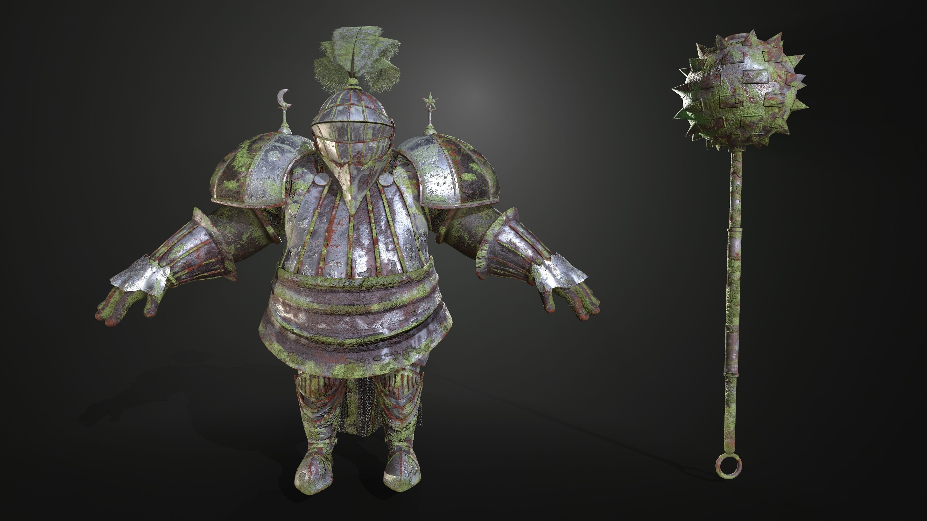 Rottund knight 3D Model Collection_40