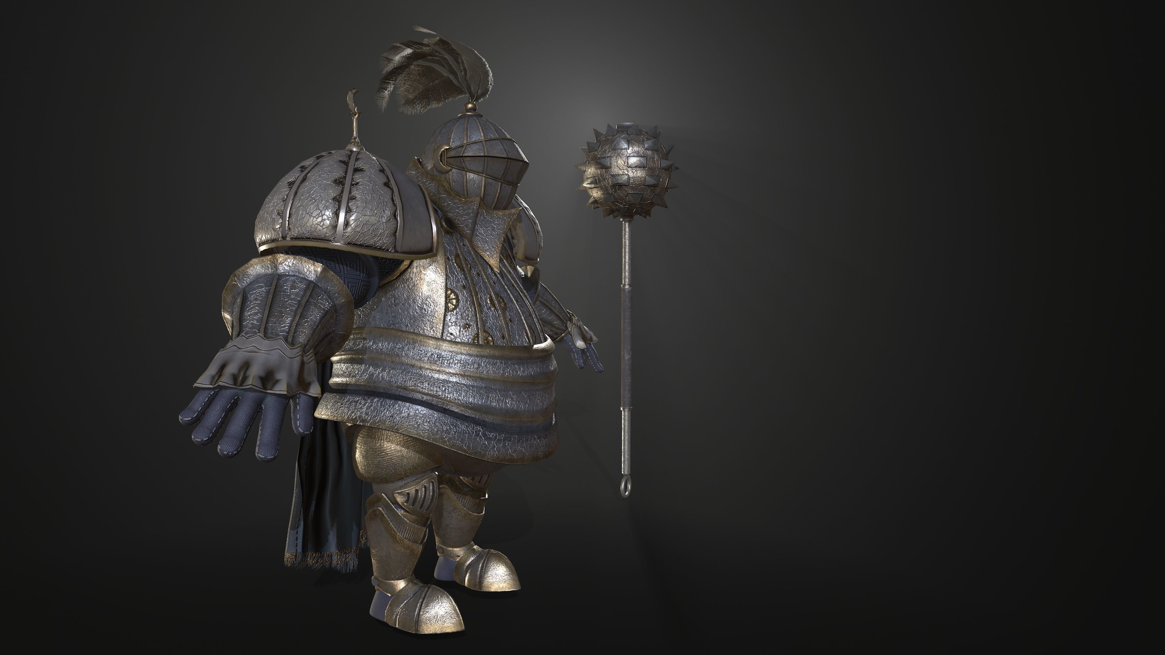 Rottund knight 3D Model Collection_49