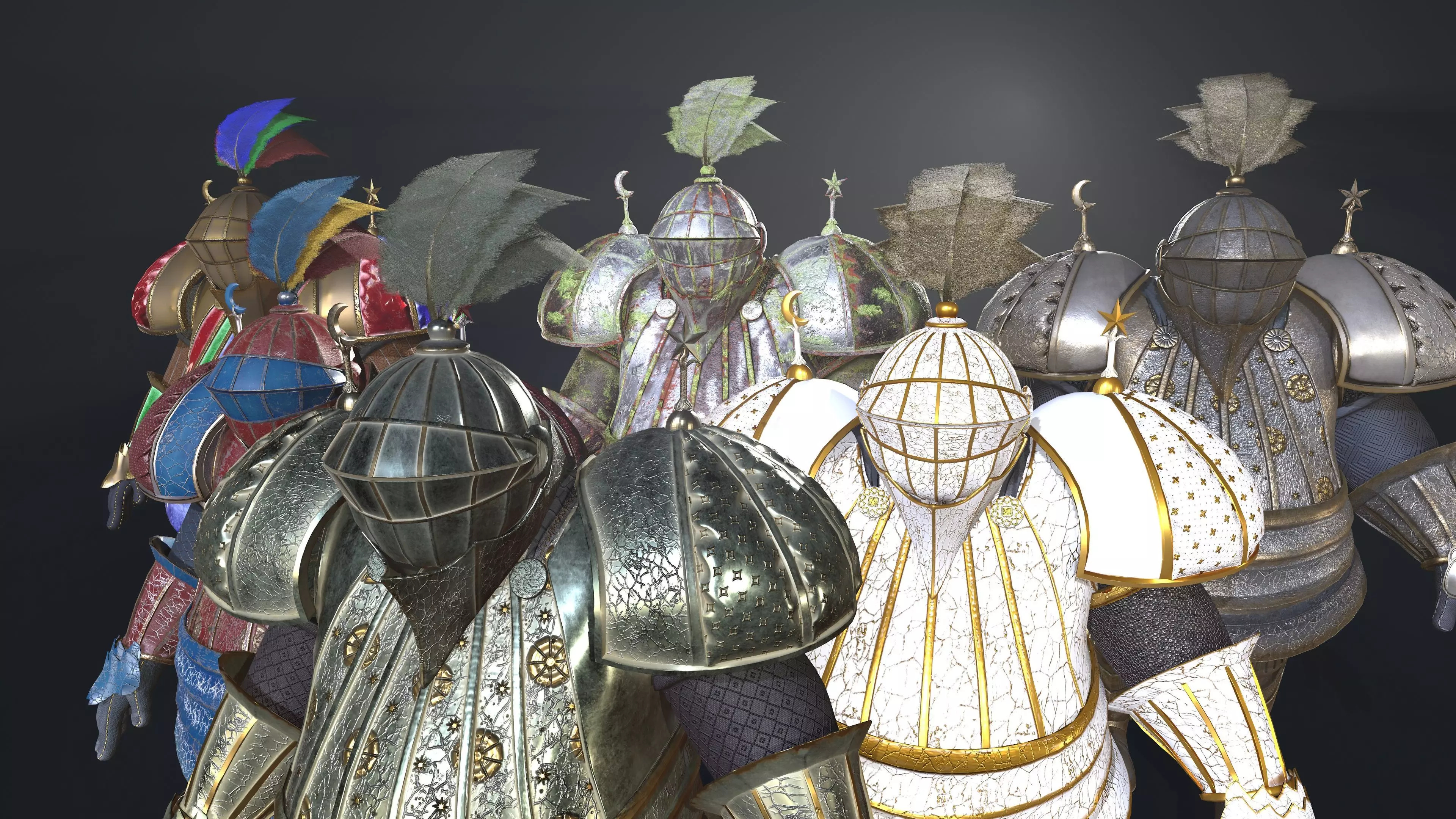 Rottund knight 3D Model Collection_0