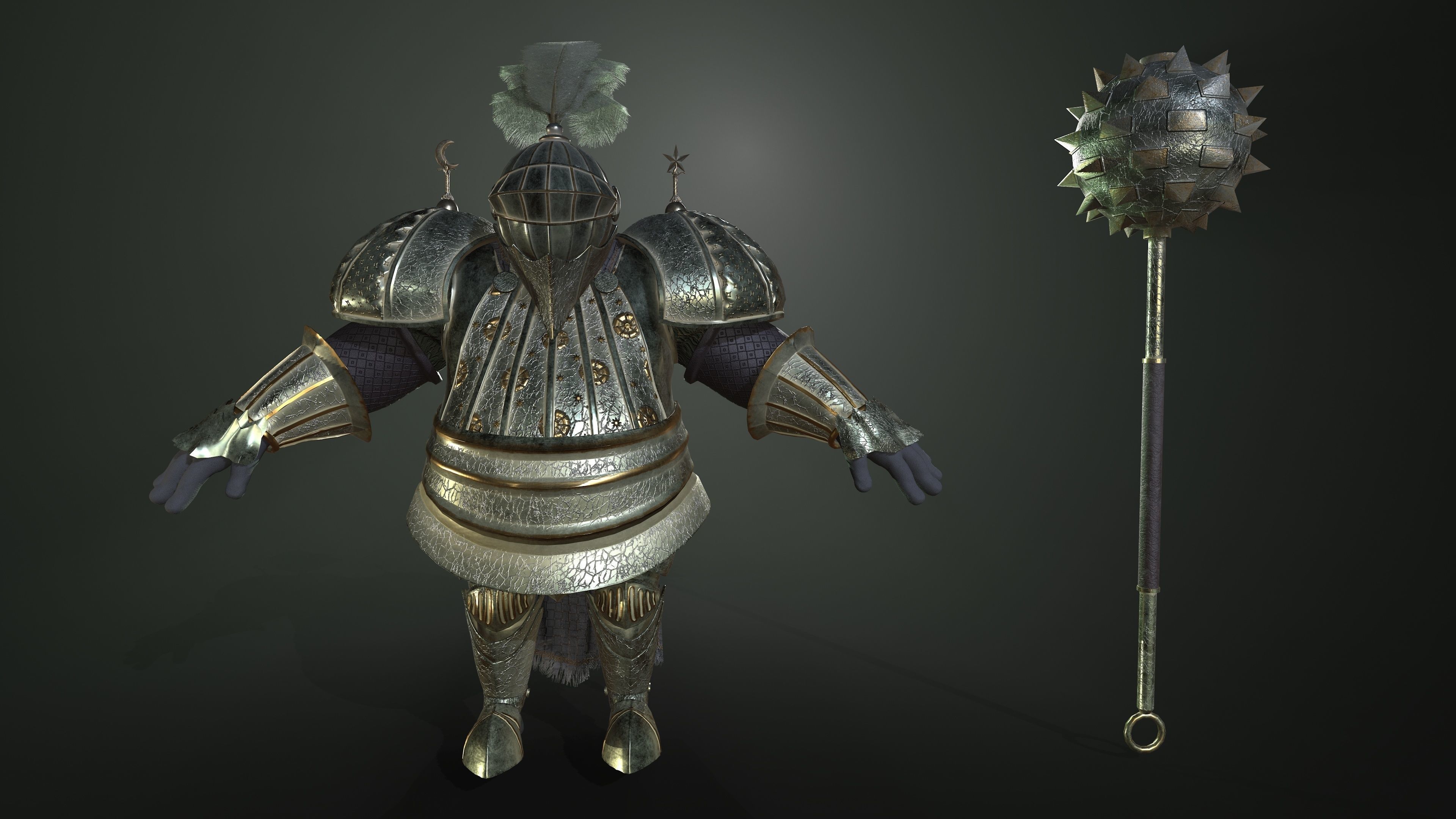 Rottund knight 3D Model Collection_32