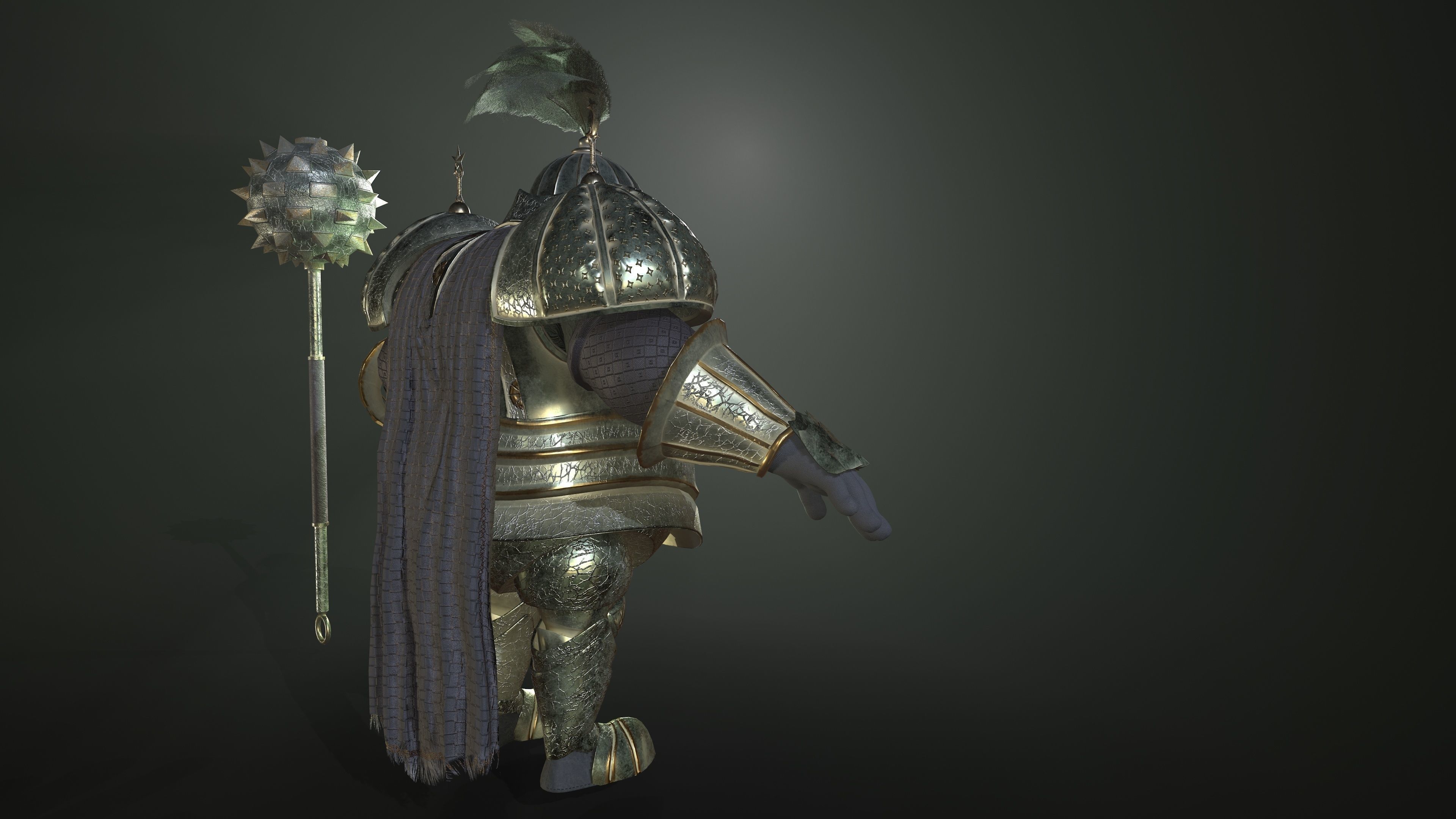 Rottund knight 3D Model Collection_35