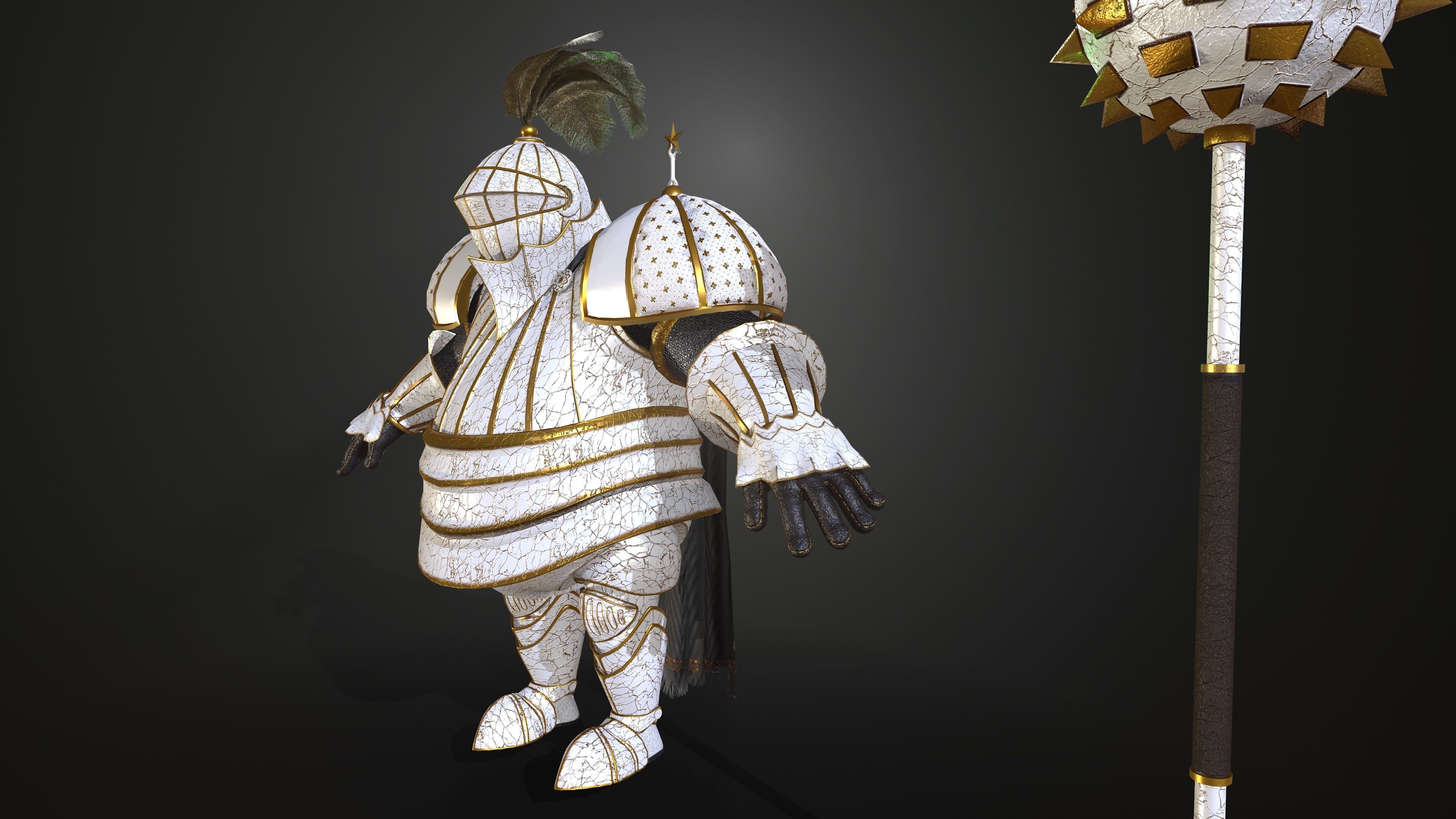 Rottund knight 3D Model Collection_15