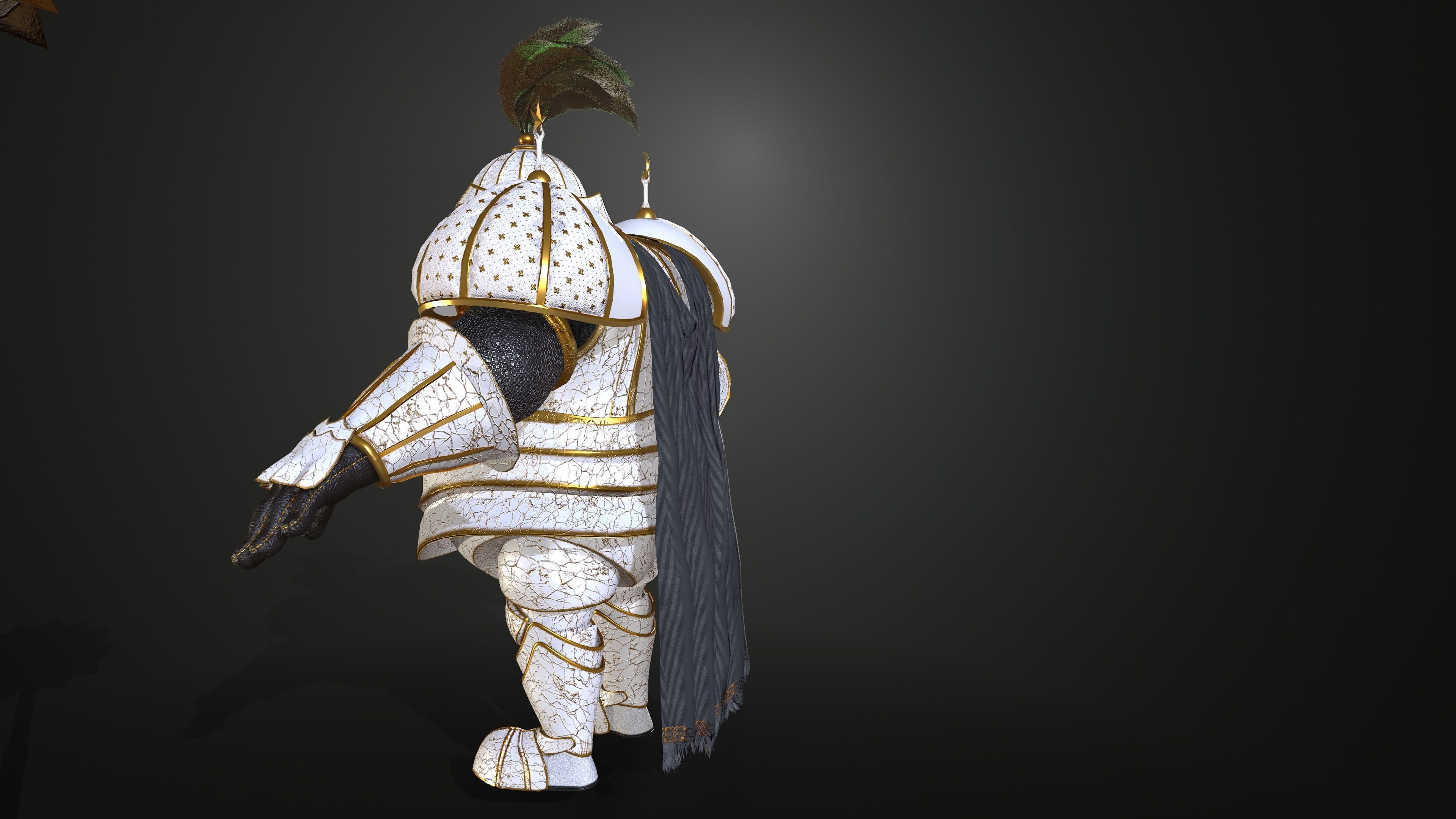 Rottund knight 3D Model Collection_13