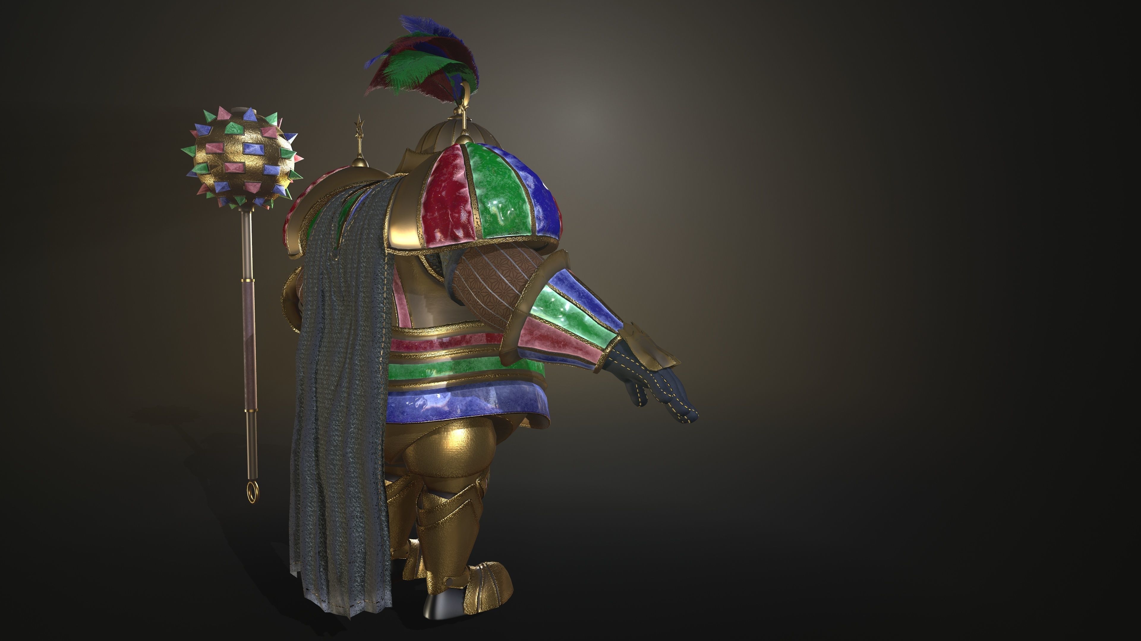 Rottund knight 3D Model Collection_27