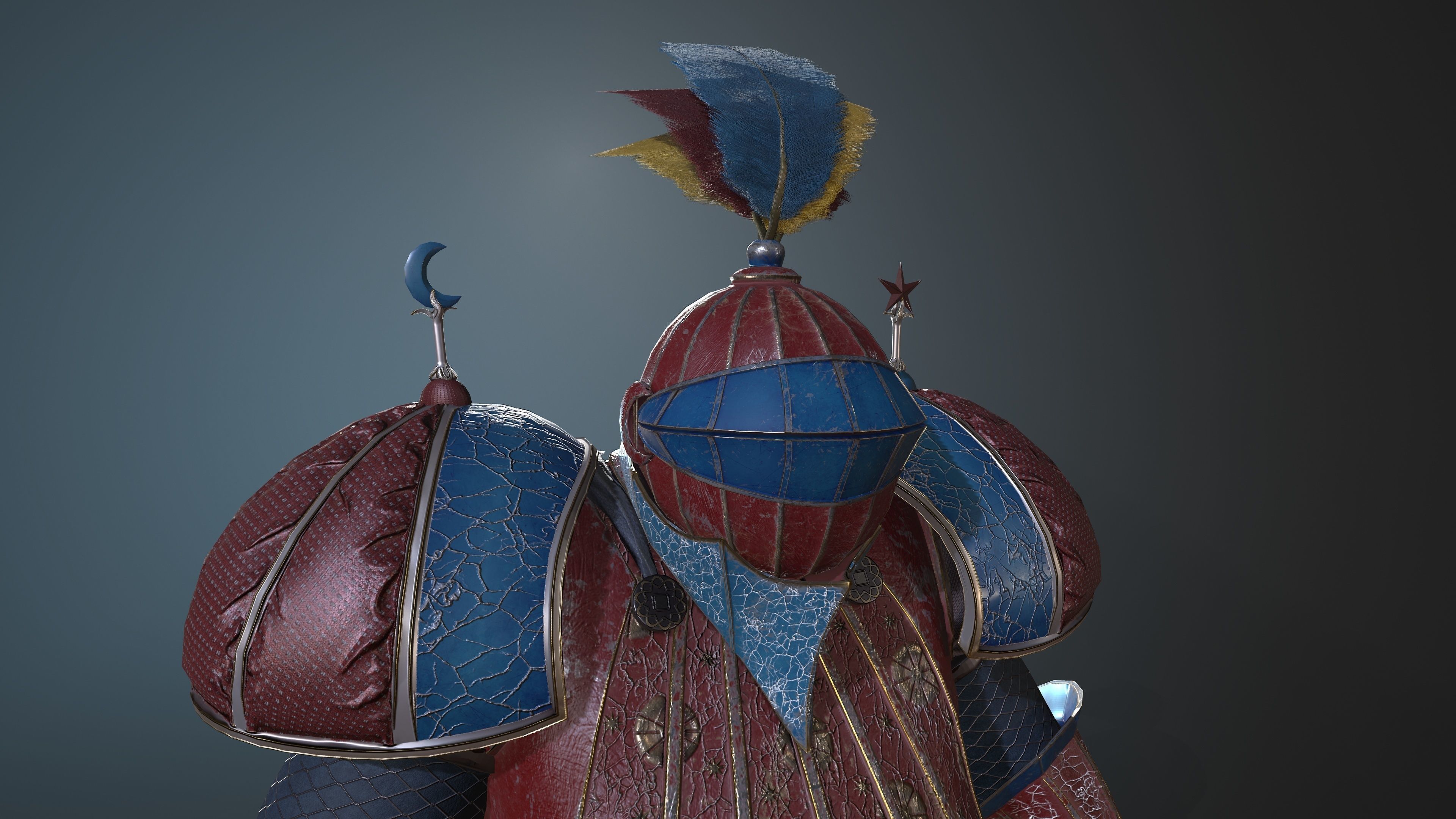 Rottund knight 3D Model Collection_3