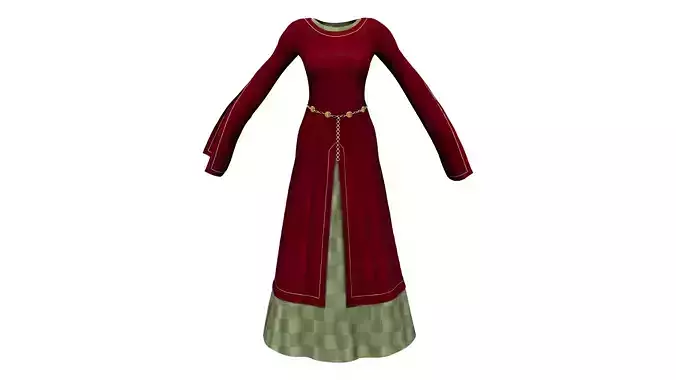 14th Century Medieval Gown Dress