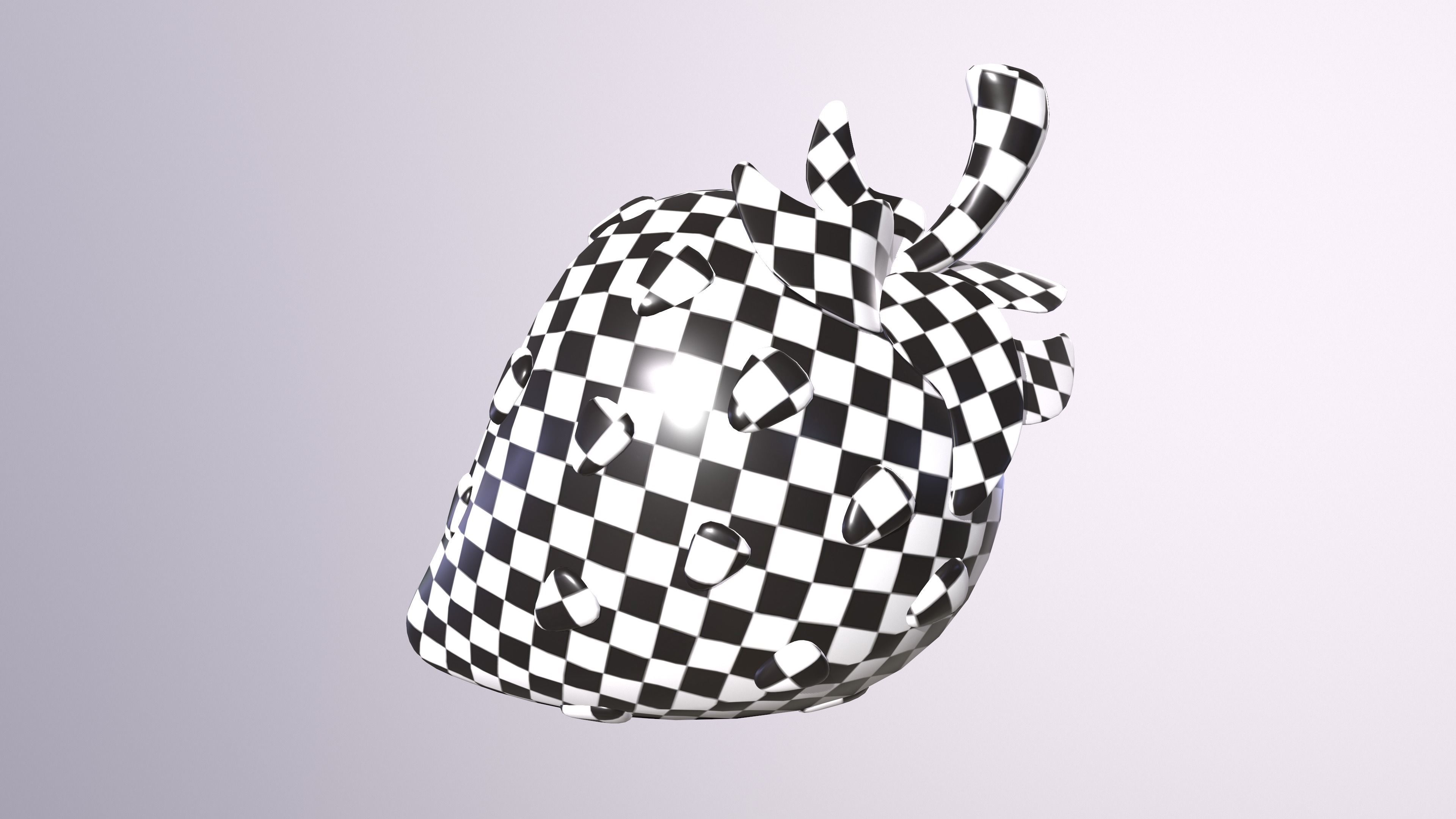 Strawberrie strawberry 3D model_12