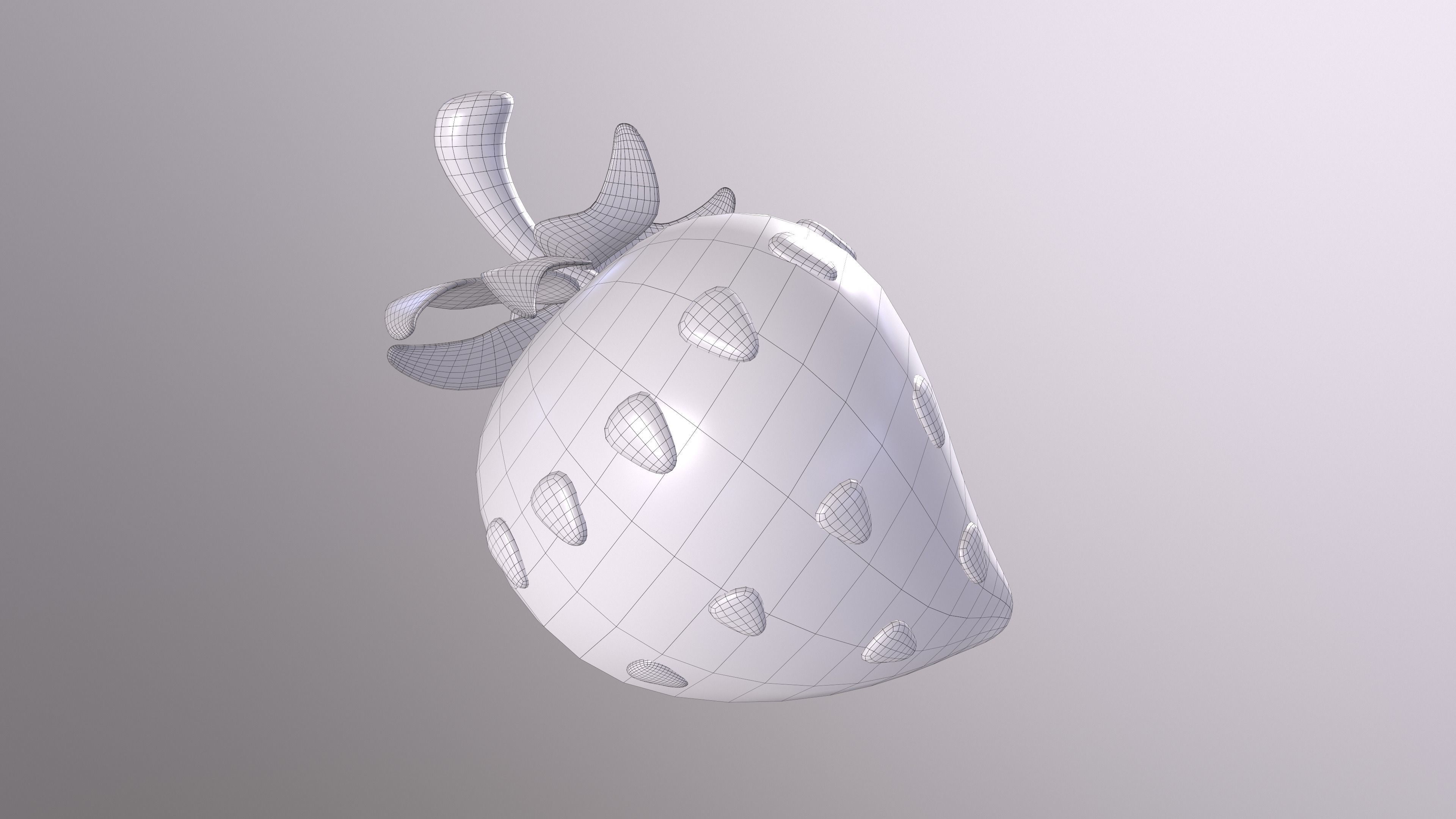 Strawberrie strawberry 3D model_11