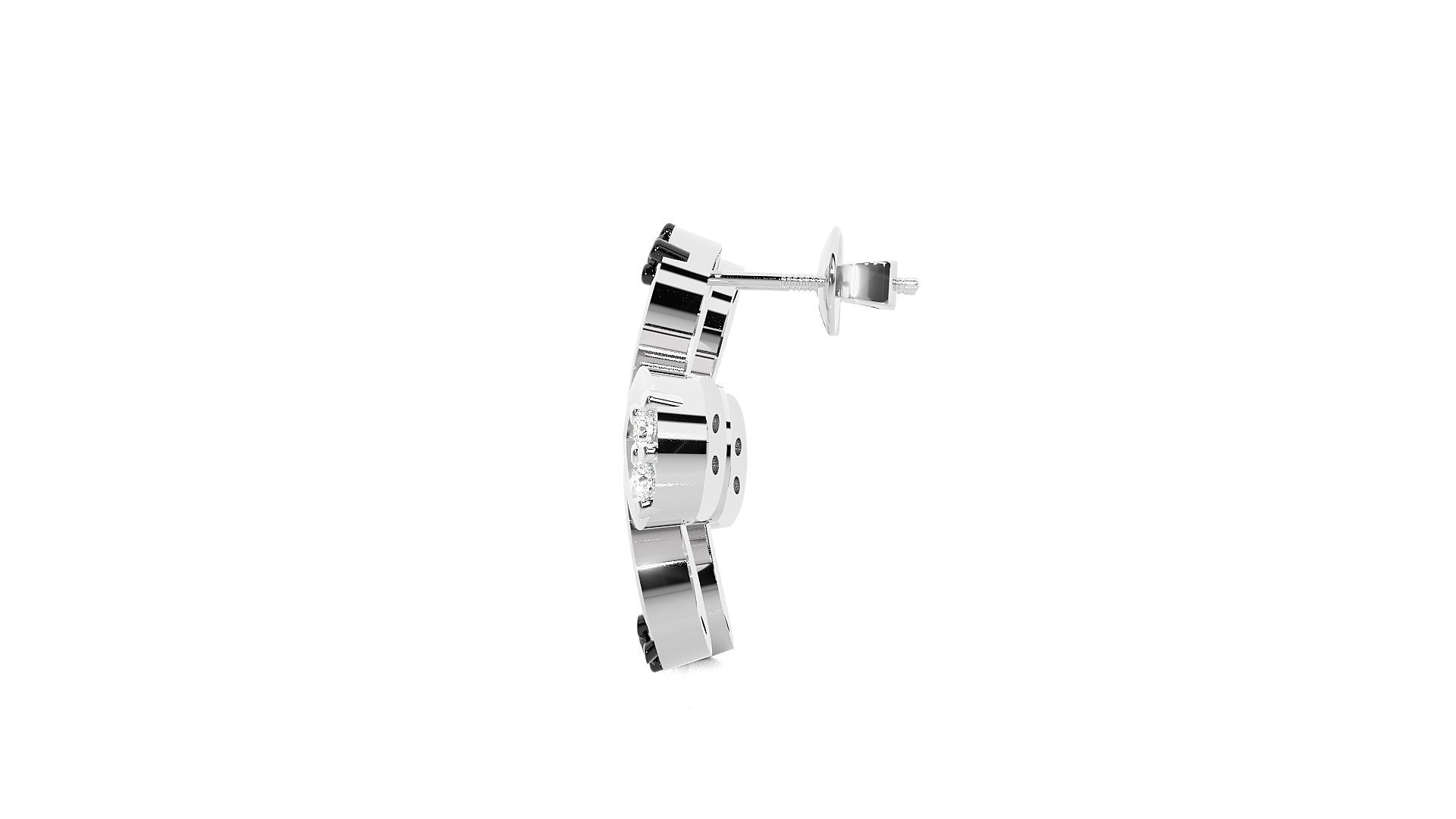 Women earrings 3D print model_7