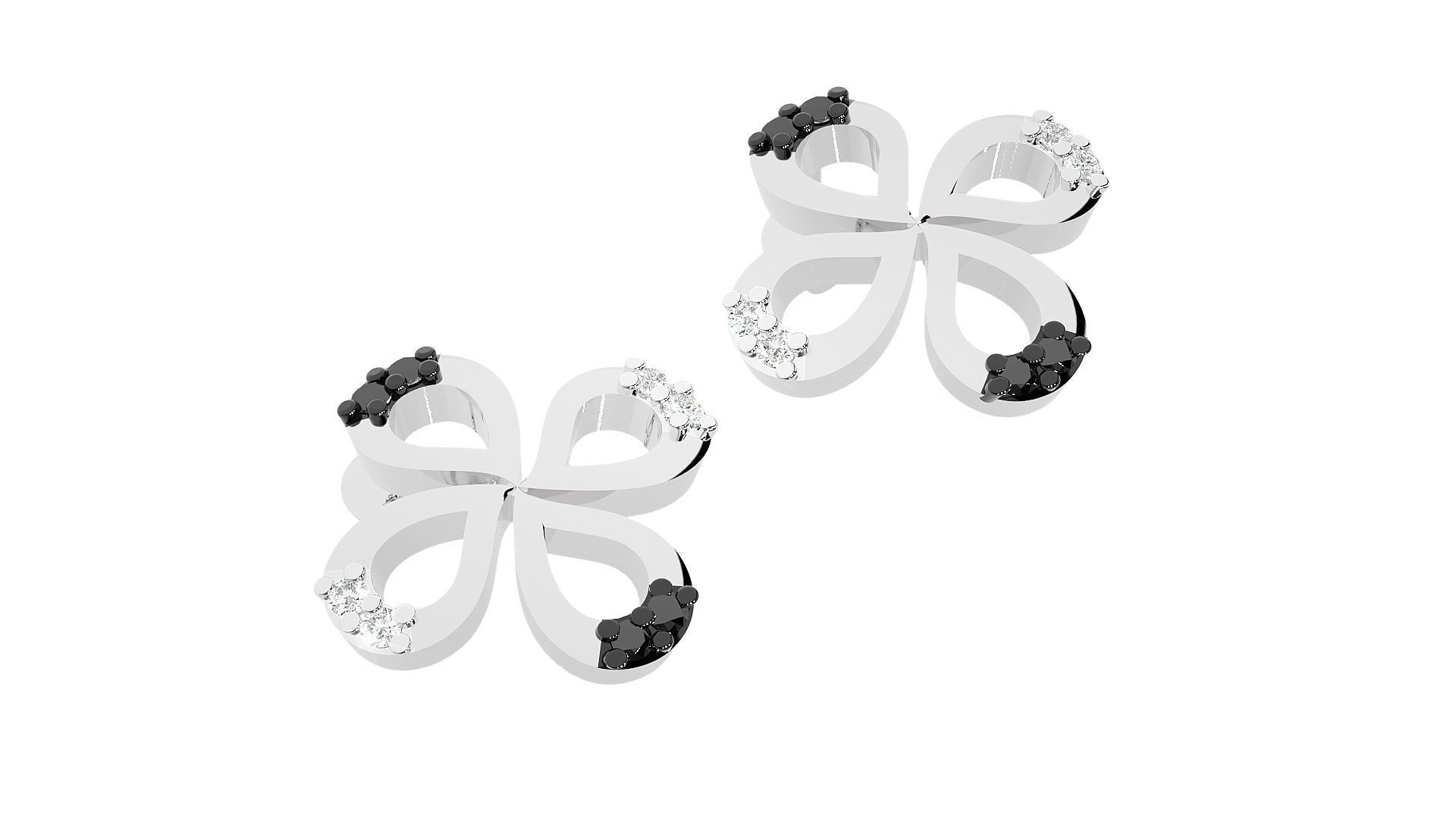 Women earrings 3D print model_6