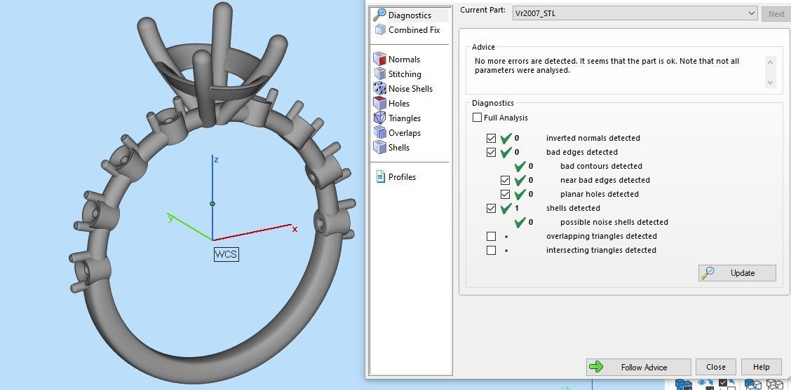 Oval Diamond Ring 3D print model_18