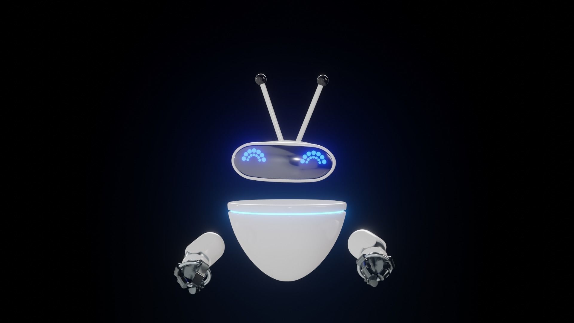 3D ChatBot robot 3D model_8