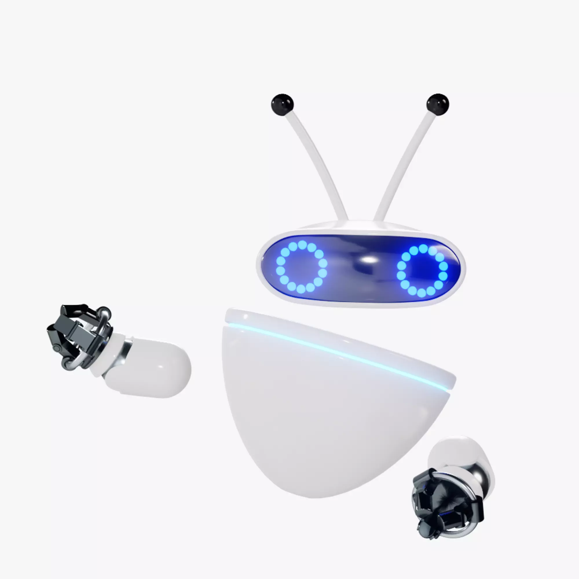 3D ChatBot robot 3D model_0